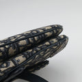 Saddle Navy Jacquard × Leather 05-RU-0231サドル ネイビー ジャガード×レザー 05-RU-0231