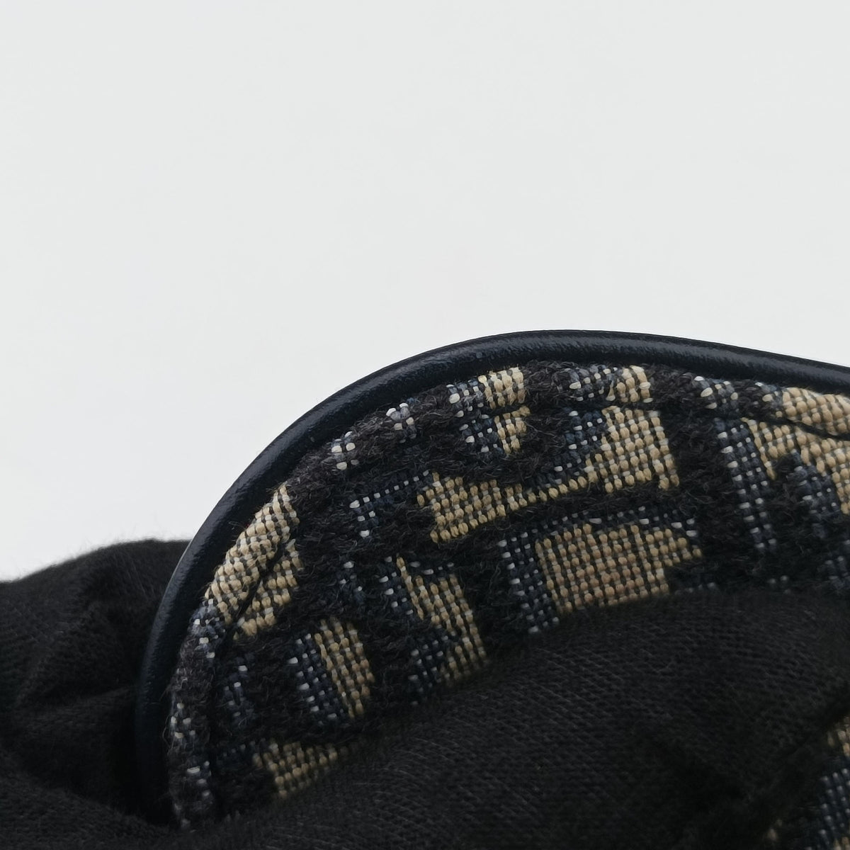 Saddle Navy Jacquard × Leather 05-RU-0231サドル ネイビー ジャガード×レザー 05-RU-0231