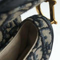 Saddle Navy Jacquard × Leather 05-RU-0231サドル ネイビー ジャガード×レザー 05-RU-0231