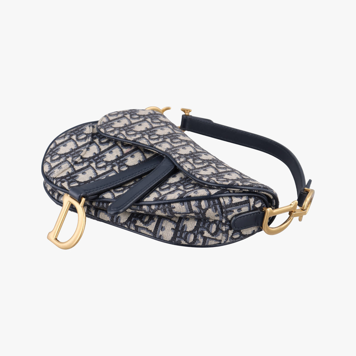 Saddle Navy Jacquard × Leather 05-RU-0231サドル ネイビー ジャガード×レザー 05-RU-0231