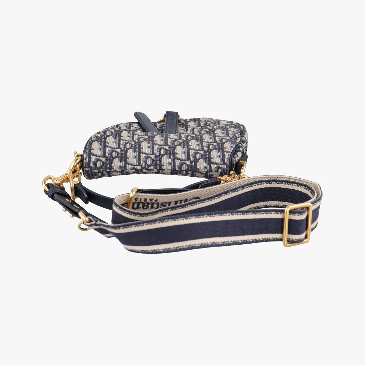 Saddle Navy Jacquard × Leather 05-RU-0231サドル ネイビー ジャガード×レザー 05-RU-0231