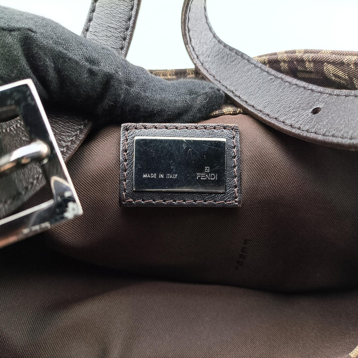 Zucchino Brown Canvas 8BR036 2354/8BR036/JQ4/039ズッキーノ柄 ブラウン キャンバス 8BR036 2354/8BR036/JQ4/039