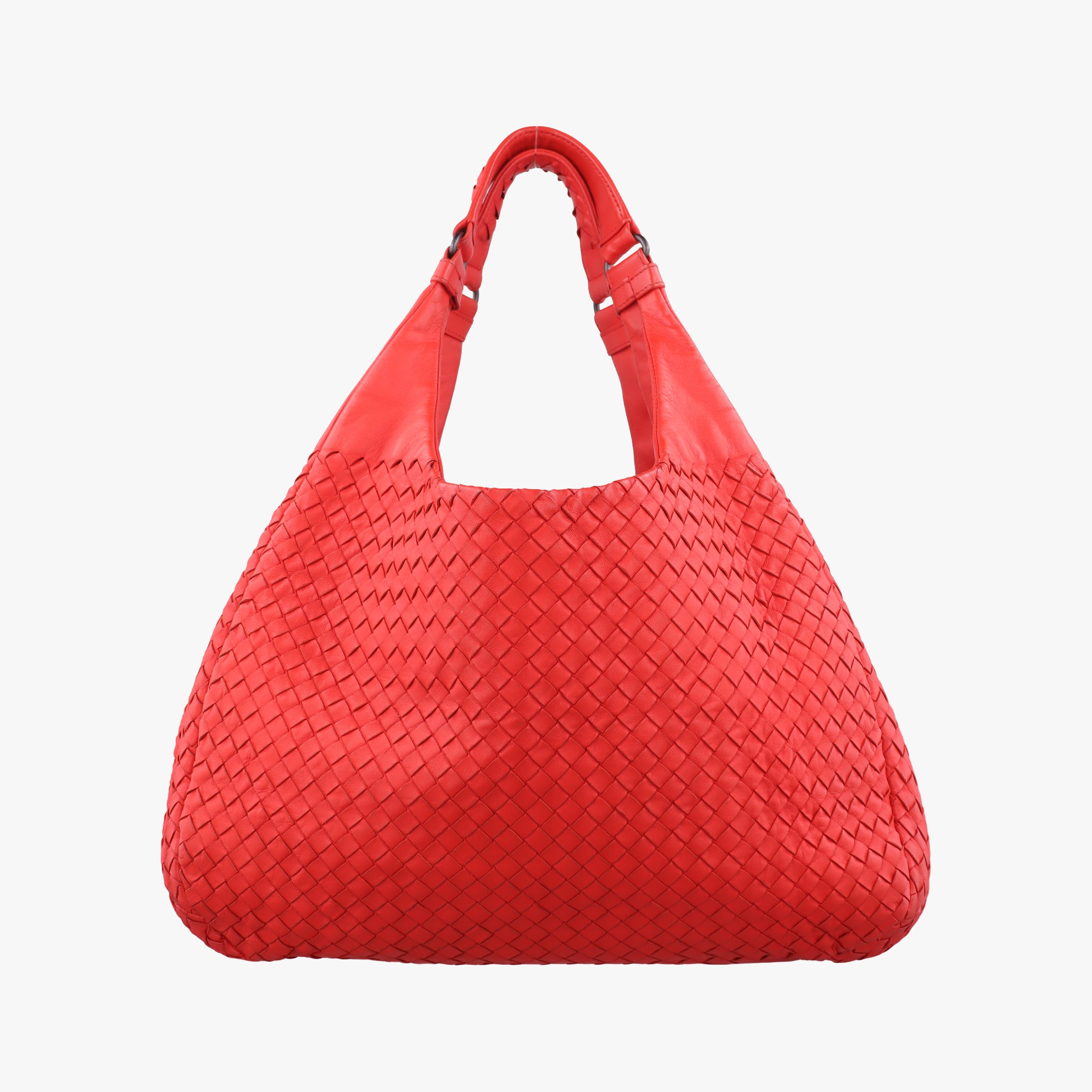 CAMPANA Intrecciato Red lambskin B00106913Mカンパーナ イントレチャート レッド ラムスキン B00106913M