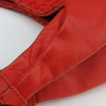 CAMPANA Intrecciato Red lambskin B00106913Mカンパーナ イントレチャート レッド ラムスキン B00106913M