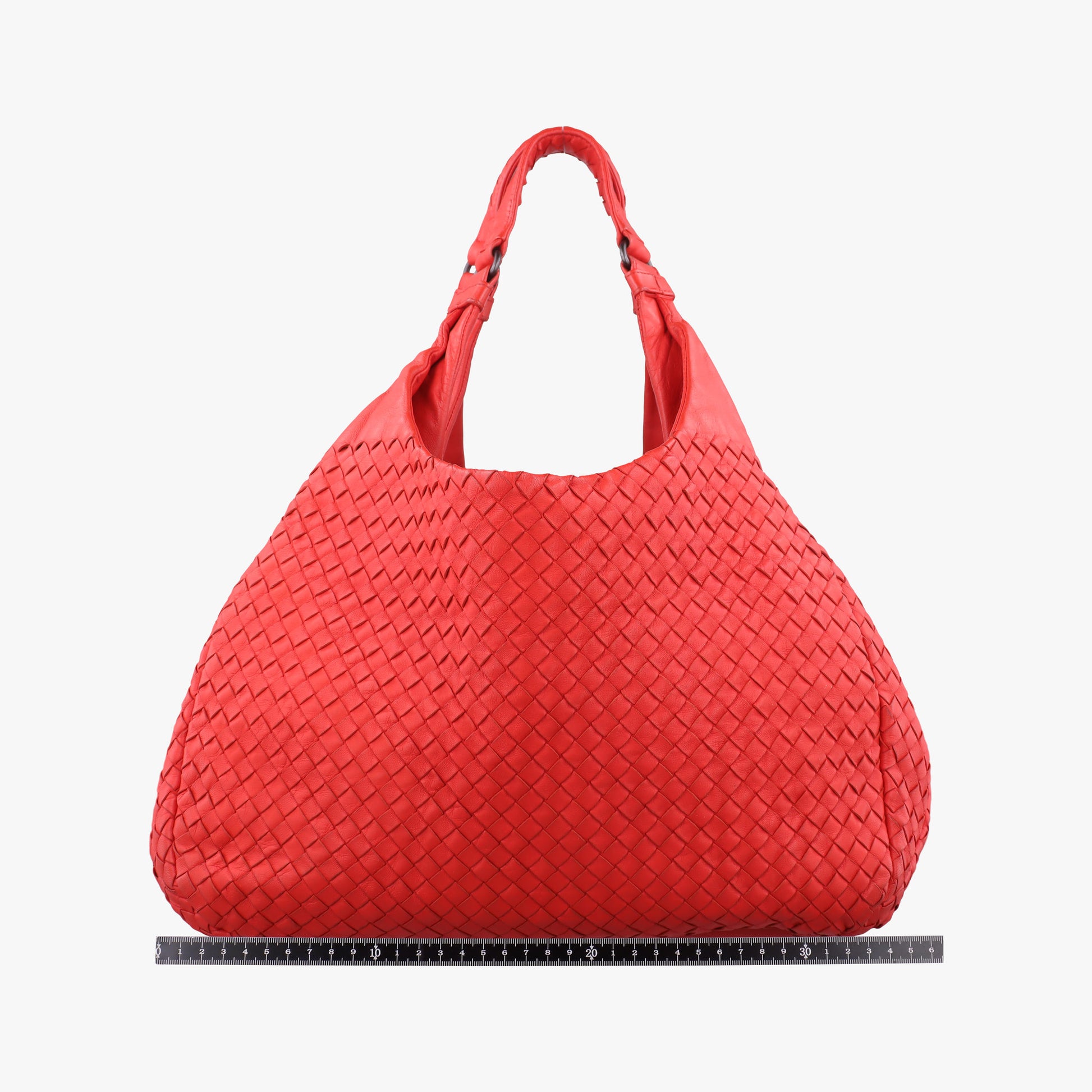 CAMPANA Intrecciato Red lambskin B00106913Mカンパーナ イントレチャート レッド ラムスキン B00106913M