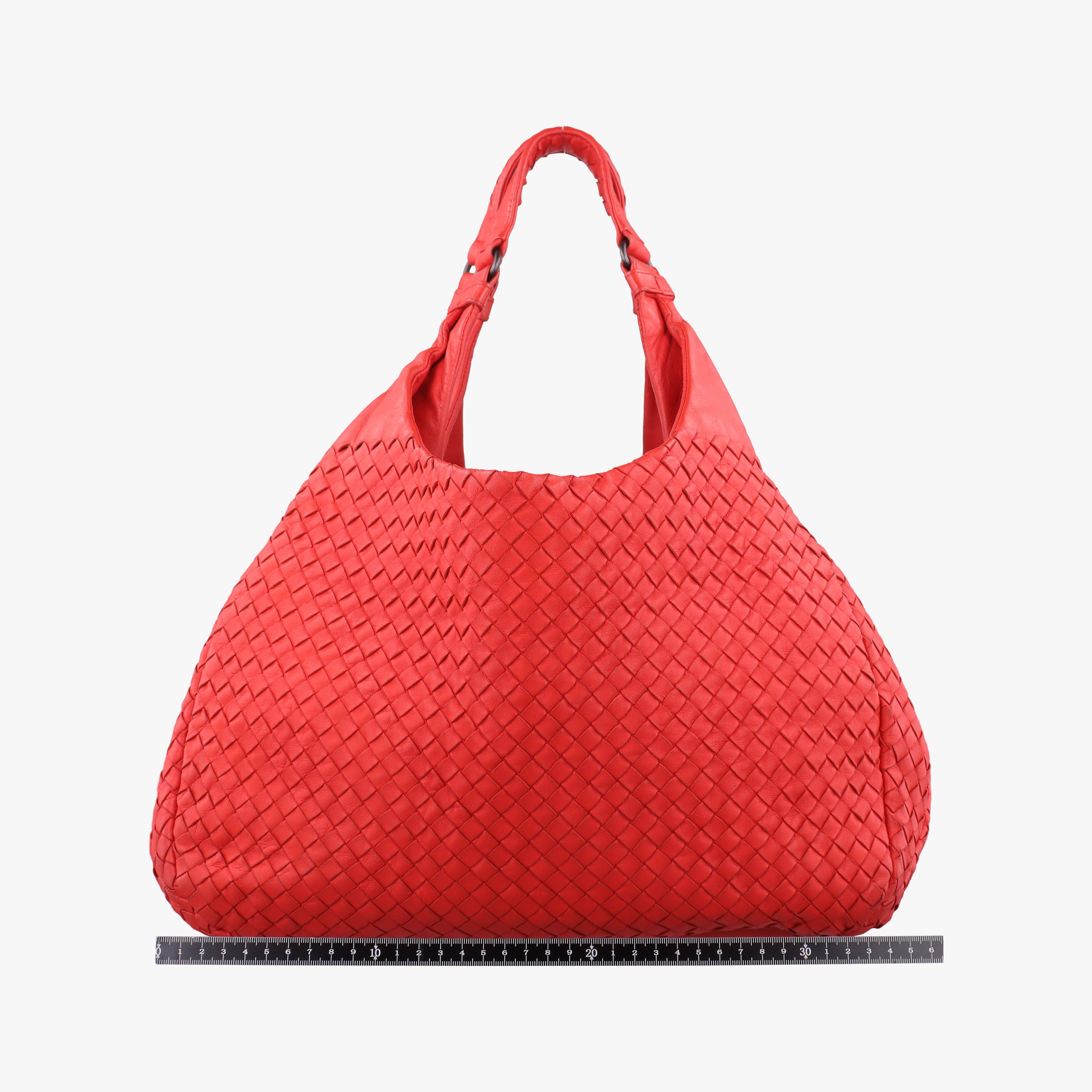 CAMPANA Intrecciato Red lambskin B00106913Mカンパーナ イントレチャート レッド ラムスキン B00106913M