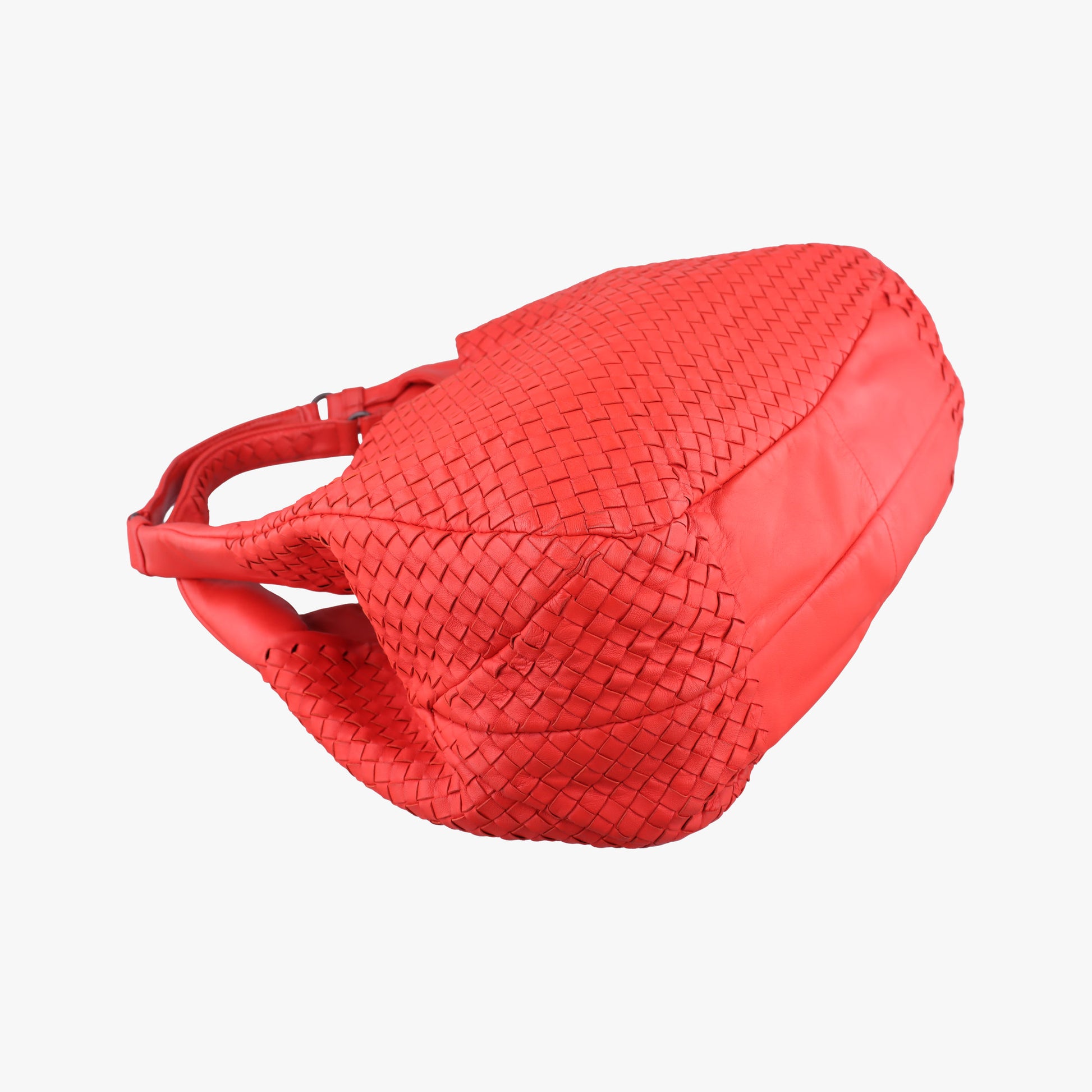 CAMPANA Intrecciato Red lambskin B00106913Mカンパーナ イントレチャート レッド ラムスキン B00106913M