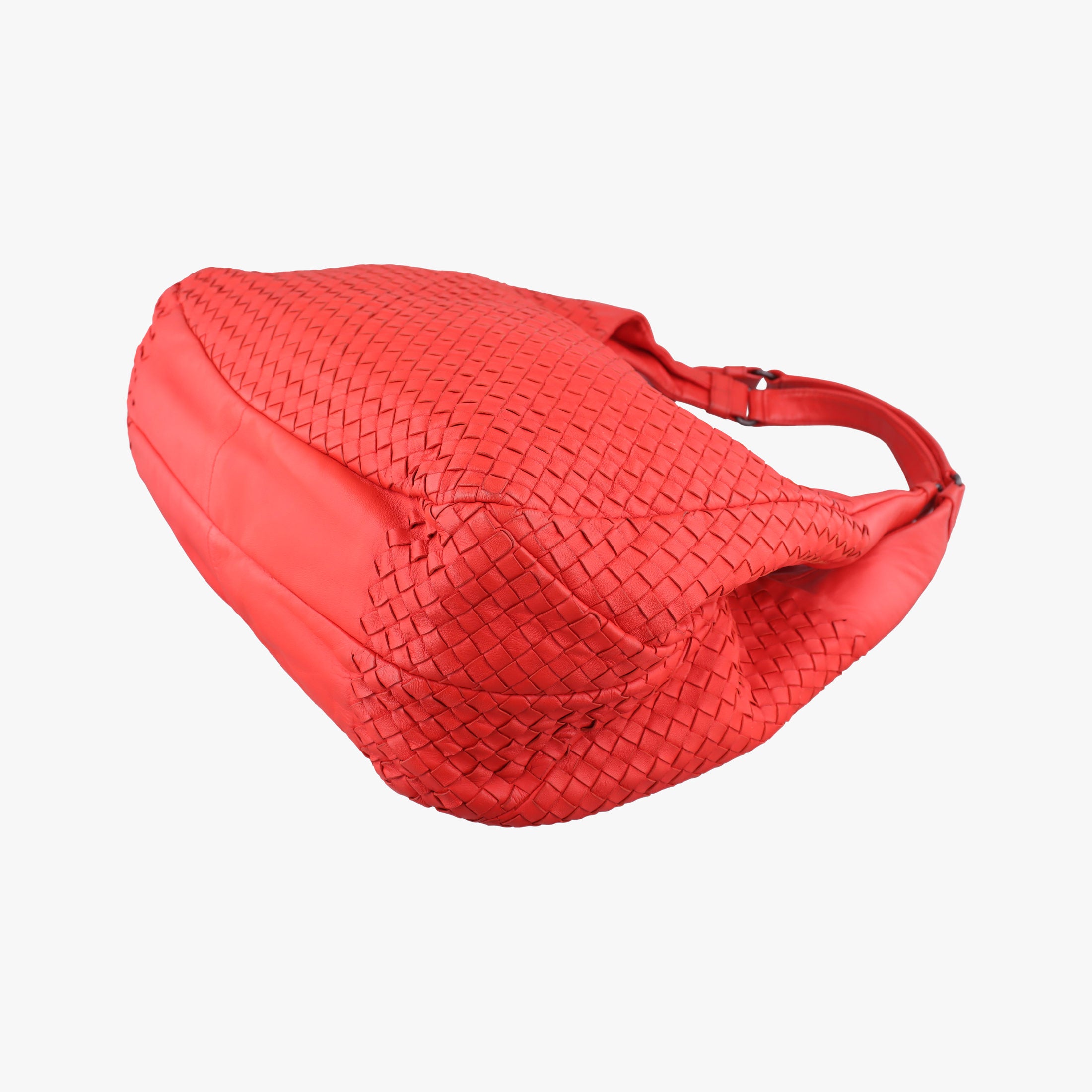 CAMPANA Intrecciato Red lambskin B00106913Mカンパーナ イントレチャート レッド ラムスキン B00106913M