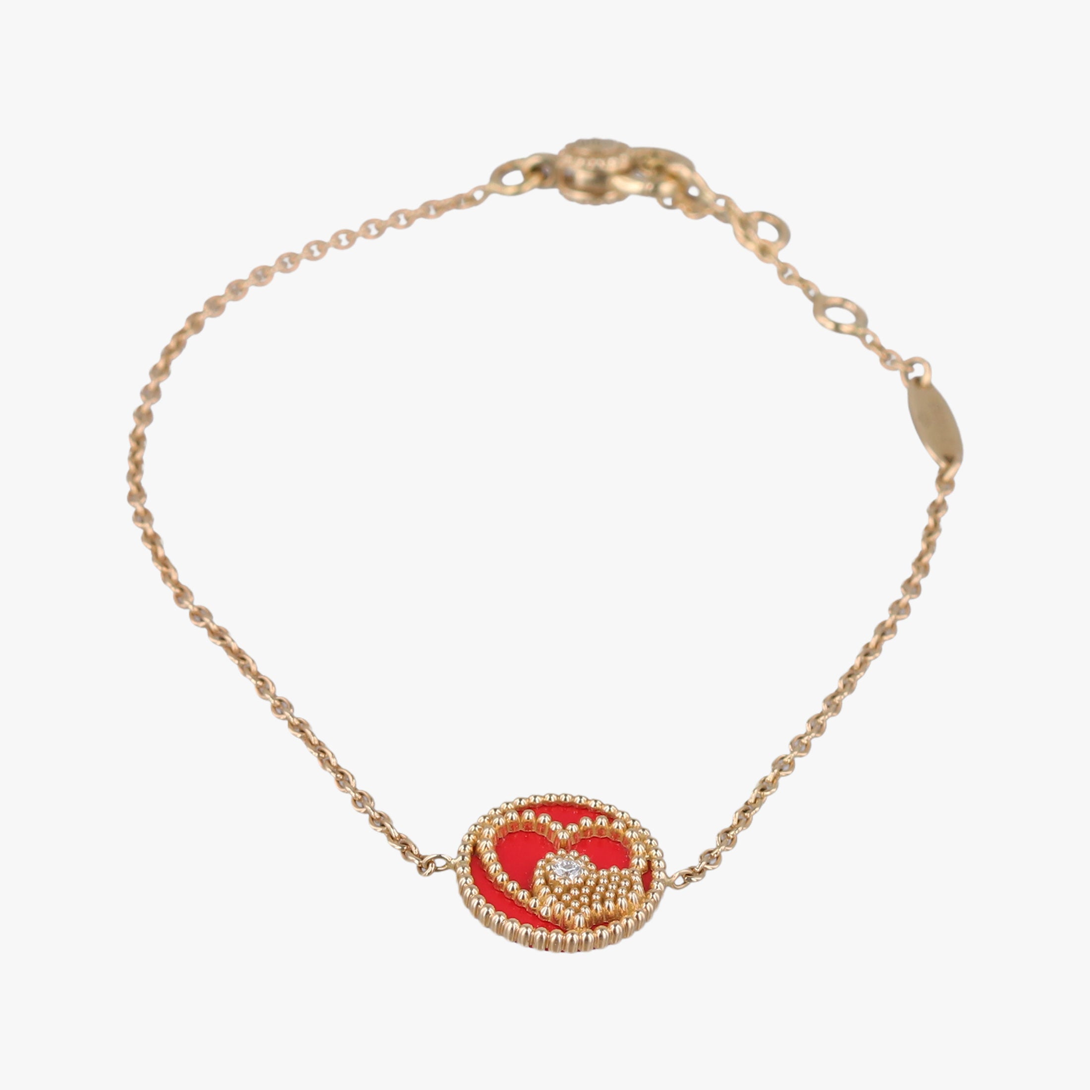 Rose des Vents Coeur Red×golden AU750 210950ローズデヴァン クール ハート レッド×ゴールド AU750 210950