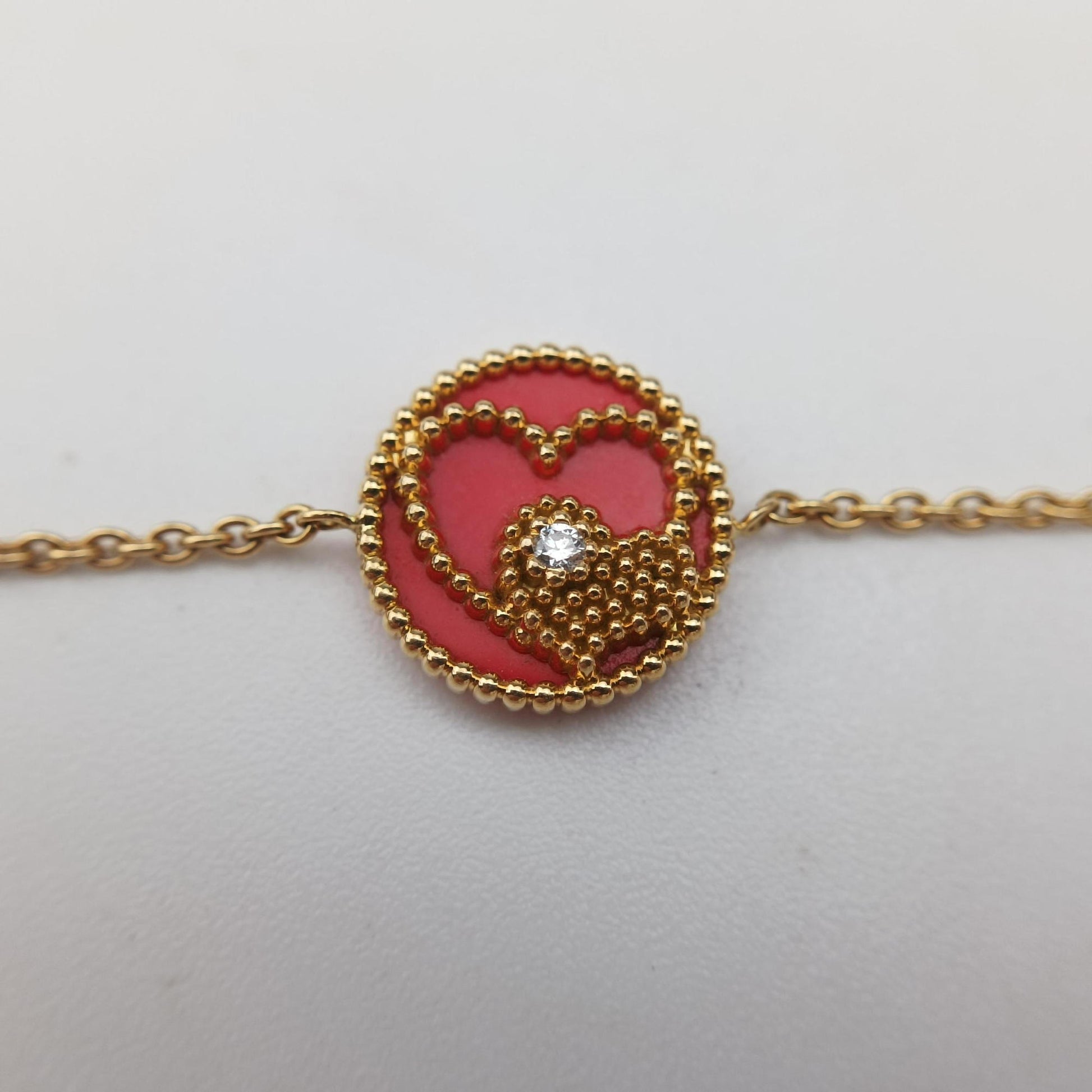 Rose des Vents Coeur Red×golden AU750 210950ローズデヴァン クール ハート レッド×ゴールド AU750 210950