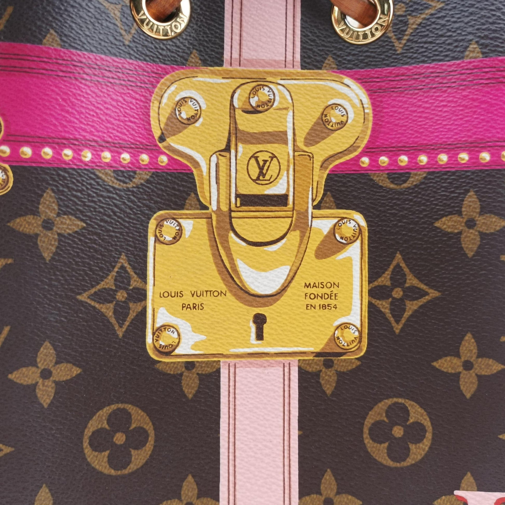 NeoNoe brown×Multicolor Monogram Canvas M40649 SD1128ネオノエ モノグラム/ブラウン×マルチカラー モノグラムキャンバス M40649 SD1128