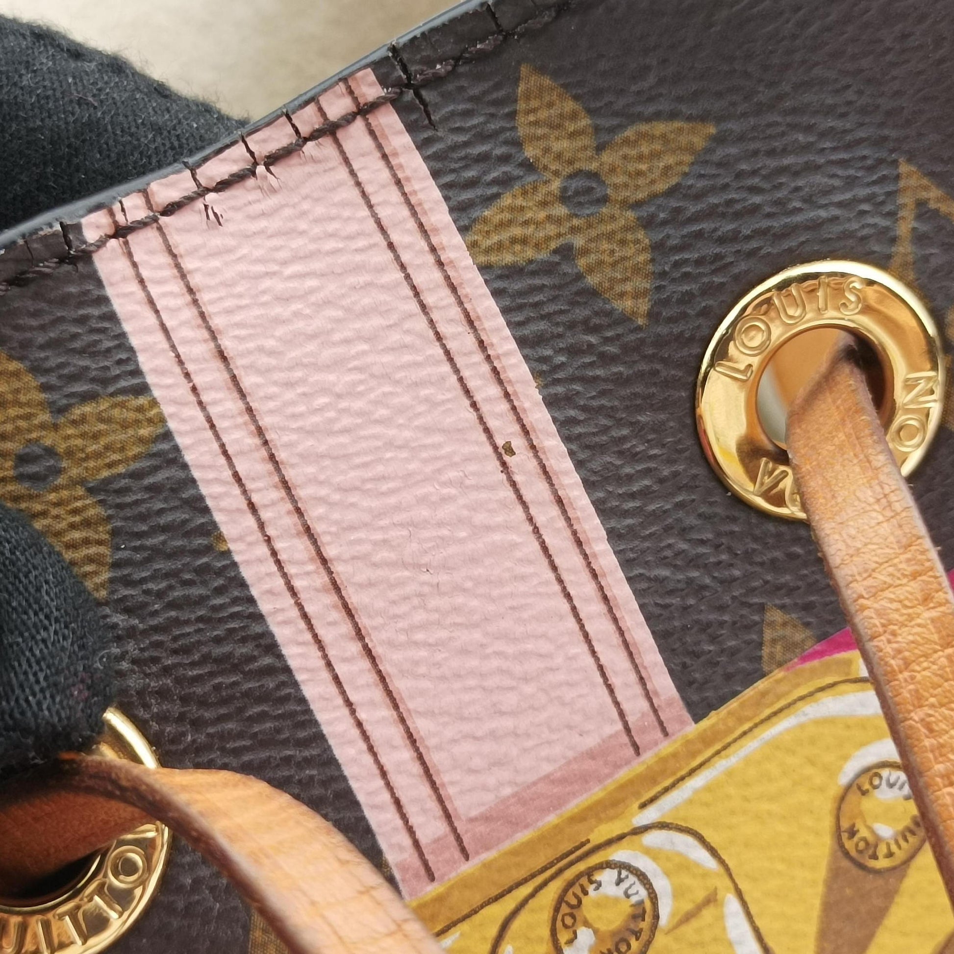 NeoNoe brown×Multicolor Monogram Canvas M40649 SD1128ネオノエ モノグラム/ブラウン×マルチカラー モノグラムキャンバス M40649 SD1128