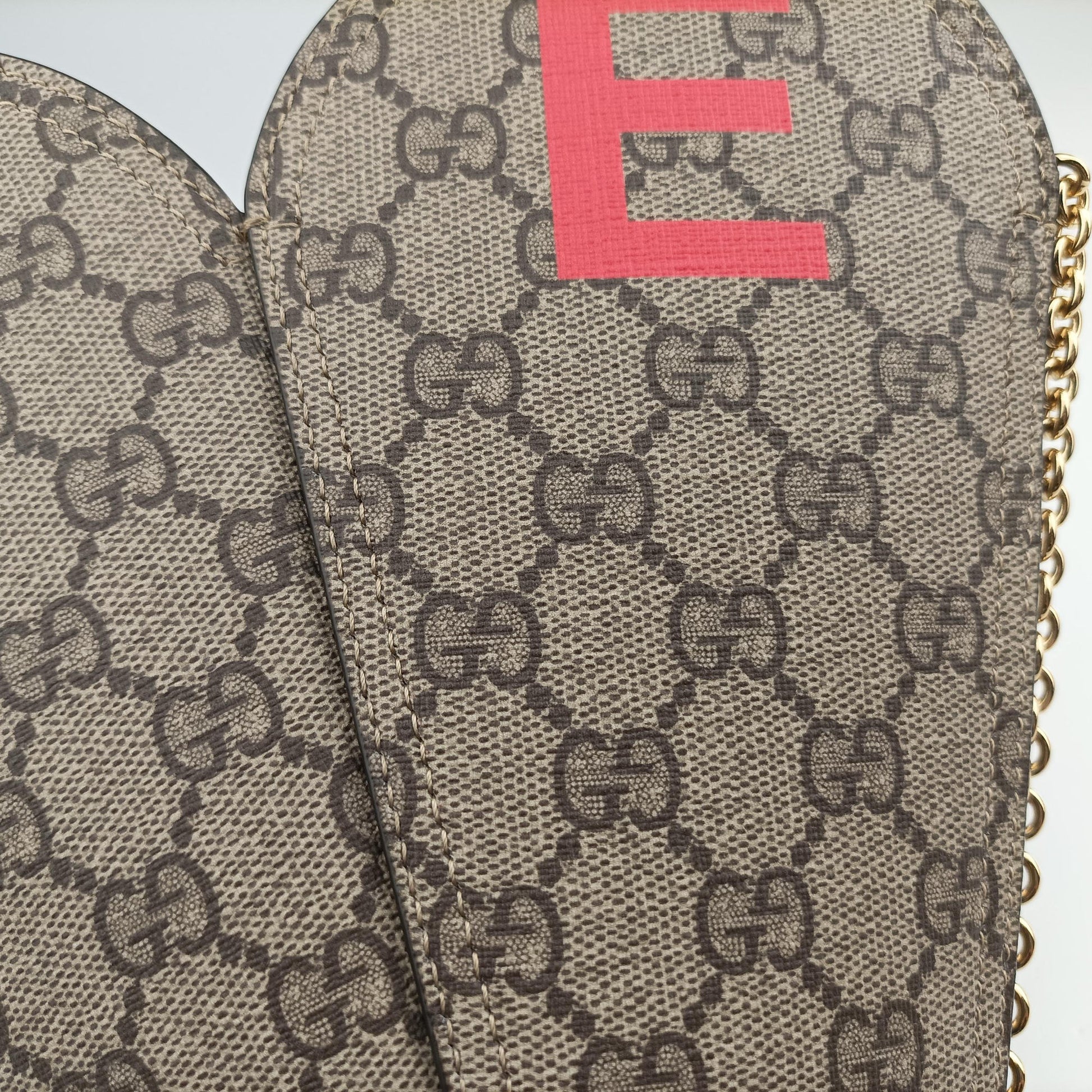 love heart Brown PVC coated canvas 678133 D036885243ラブ ハート ブラウン PVCコーティングキャンバス 678133 D036885243
