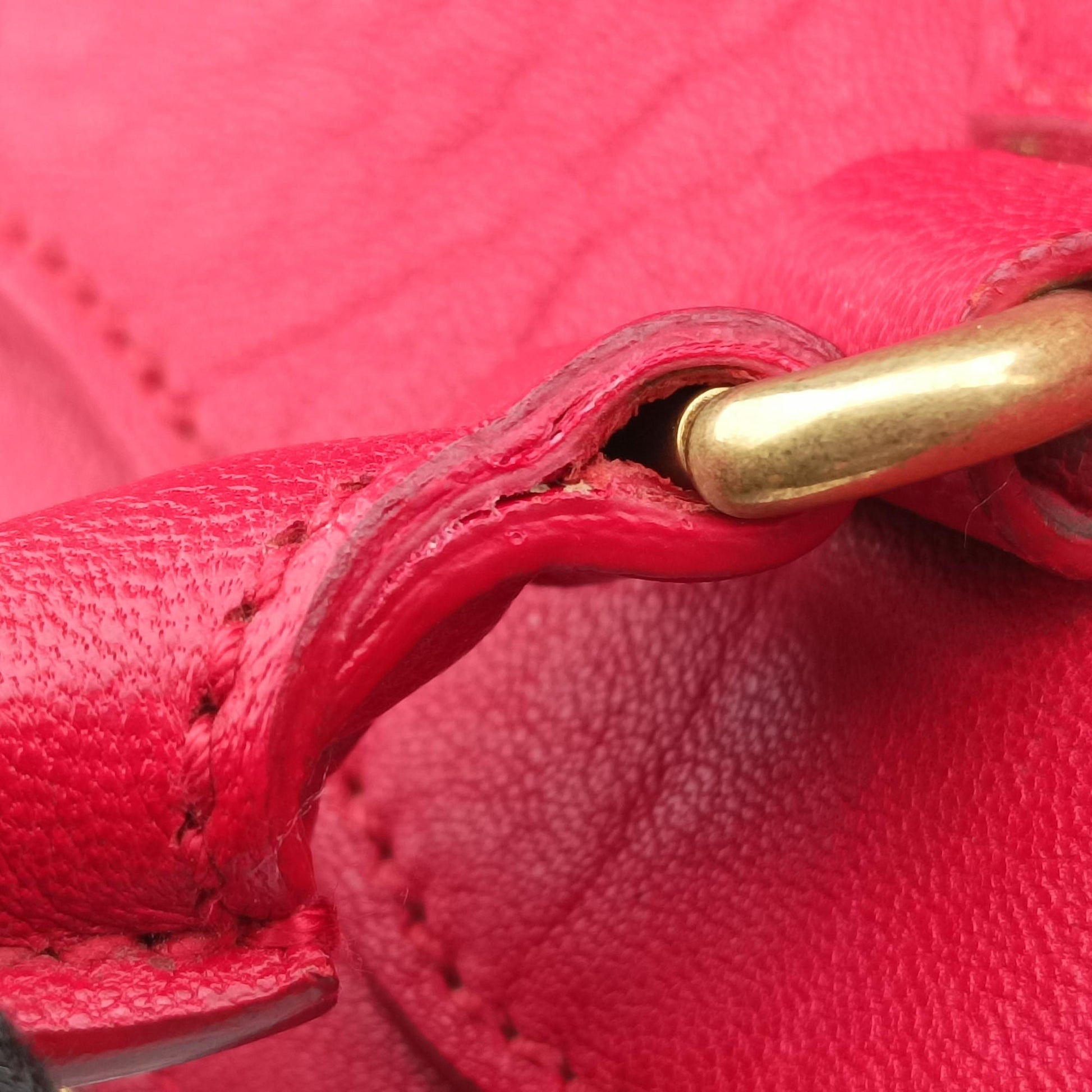 Cabas ChYc Red Leather 279079 279079.527066カバス シック レッド レザー 279079 279079.527066
