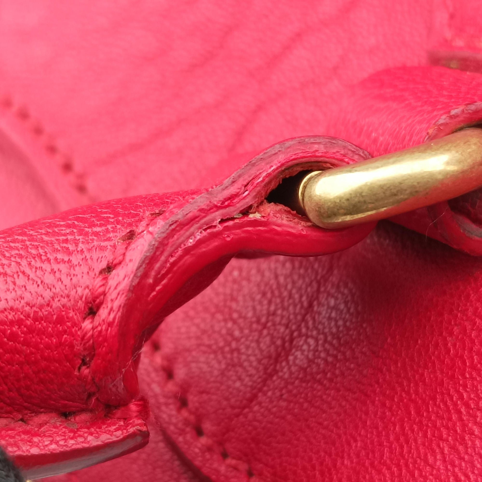 Cabas ChYc Red Leather 279079 279079.527066カバス シック レッド レザー 279079 279079.527066
