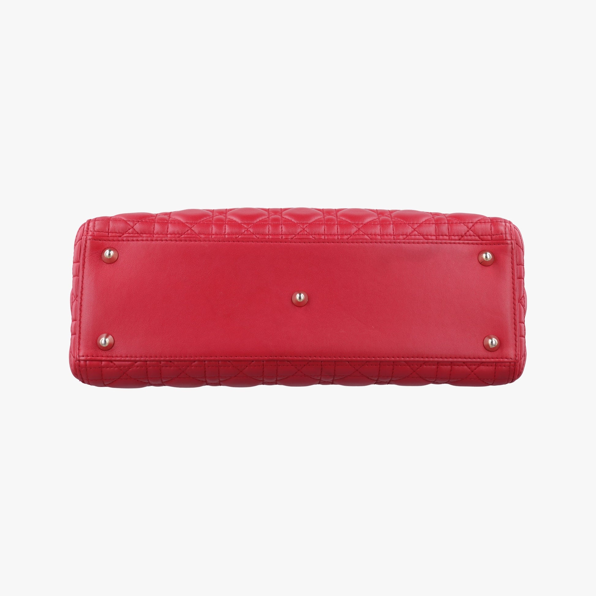 Lady Dior Red lambskin 15-BO-0143レディディオール レッド ラムスキン 15-BO-0143