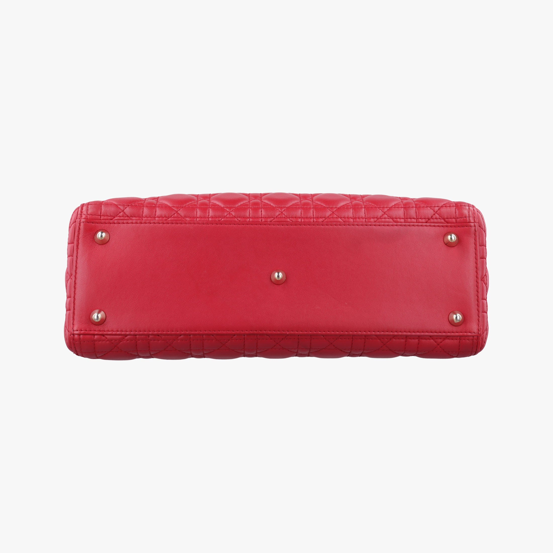 Lady Dior Red lambskin 15-BO-0143レディディオール レッド ラムスキン 15-BO-0143