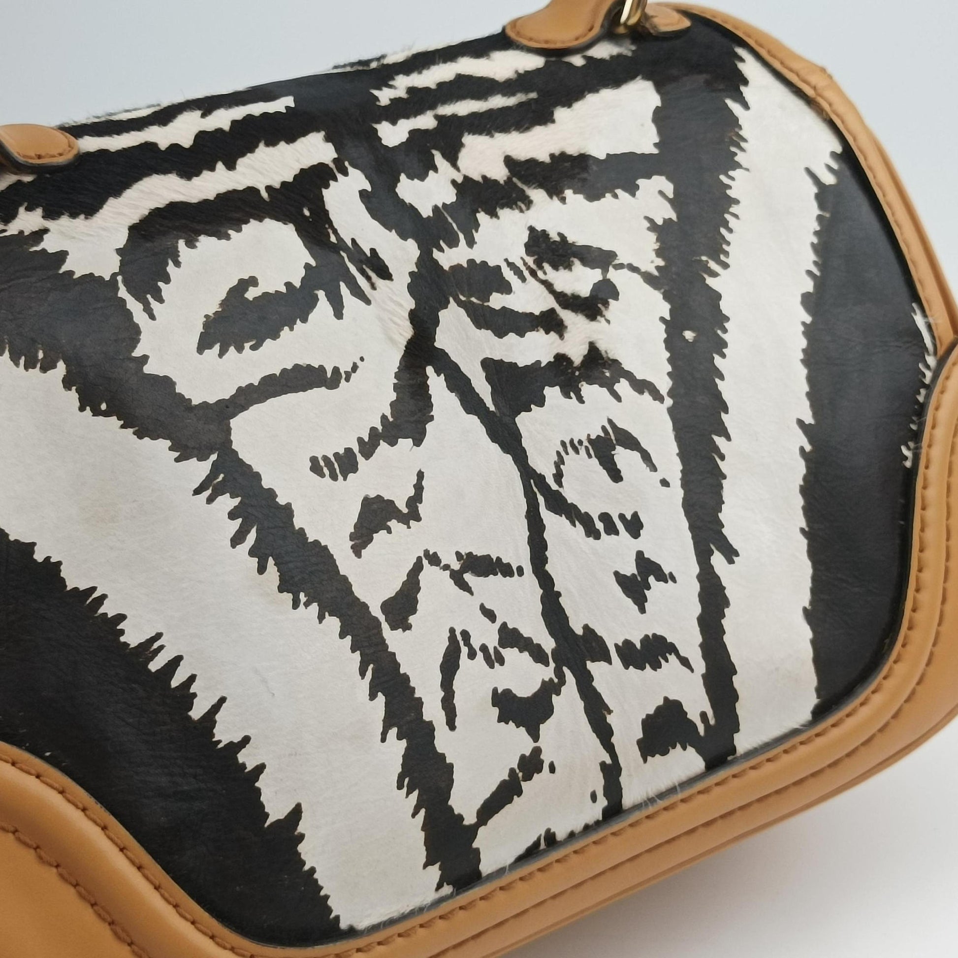 New Bamboo Multicolour ponyhair×Leather 254884 I011179985ニューバンブー マルチカラー ハラコ×レザー 254884 I011179985