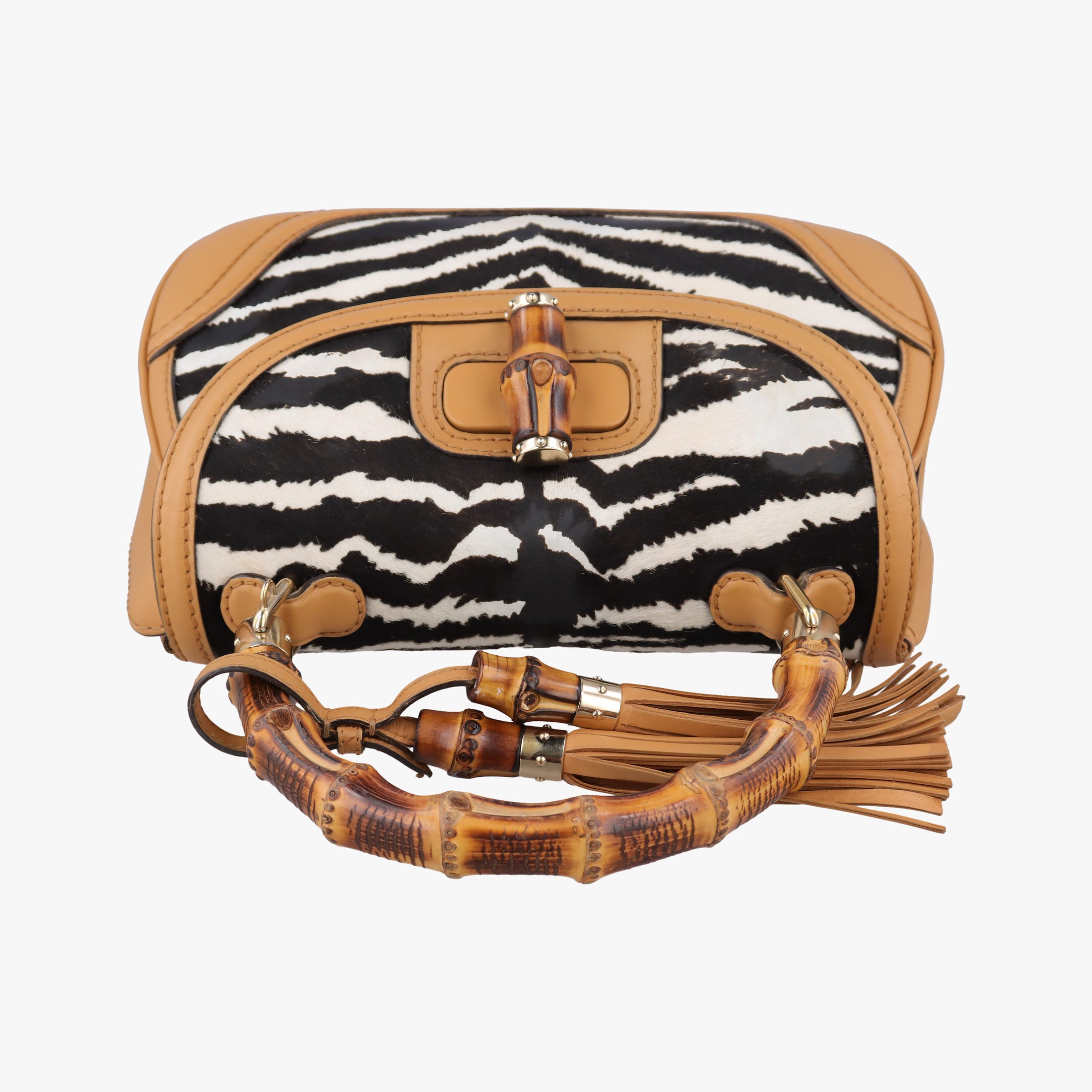 New Bamboo Multicolour ponyhair×Leather 254884 I011179985ニューバンブー マルチカラー ハラコ×レザー 254884 I011179985