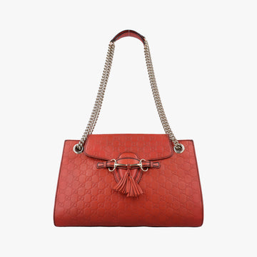 Emily Red Leather 295403 G014500284エミリー レッド レザー 295403 G014500284