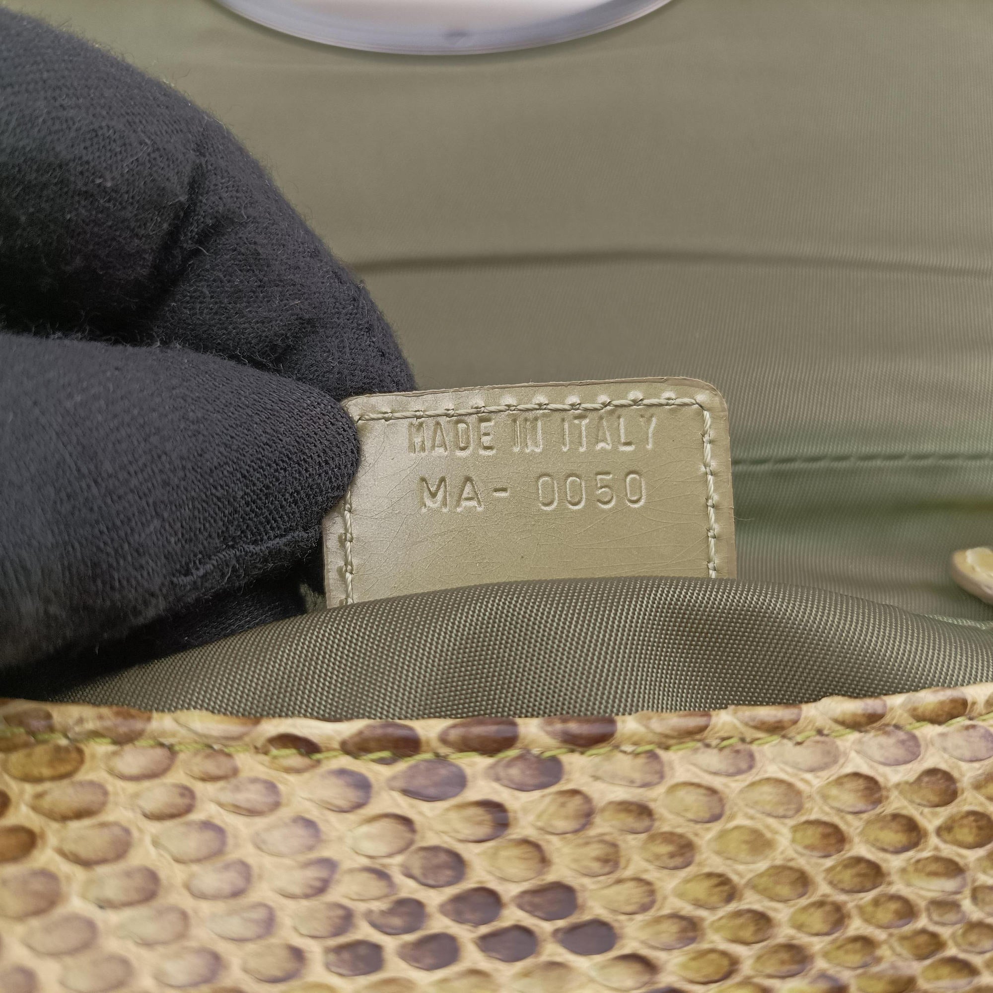 Malice Camel Python skin MA-0050マリス シリーズ キャメル パイソン MA-0050