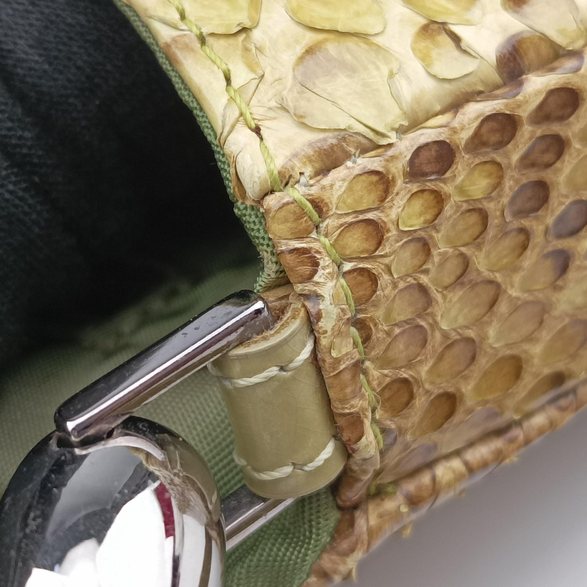 Malice Camel Python skin MA-0050マリス シリーズ キャメル パイソン MA-0050