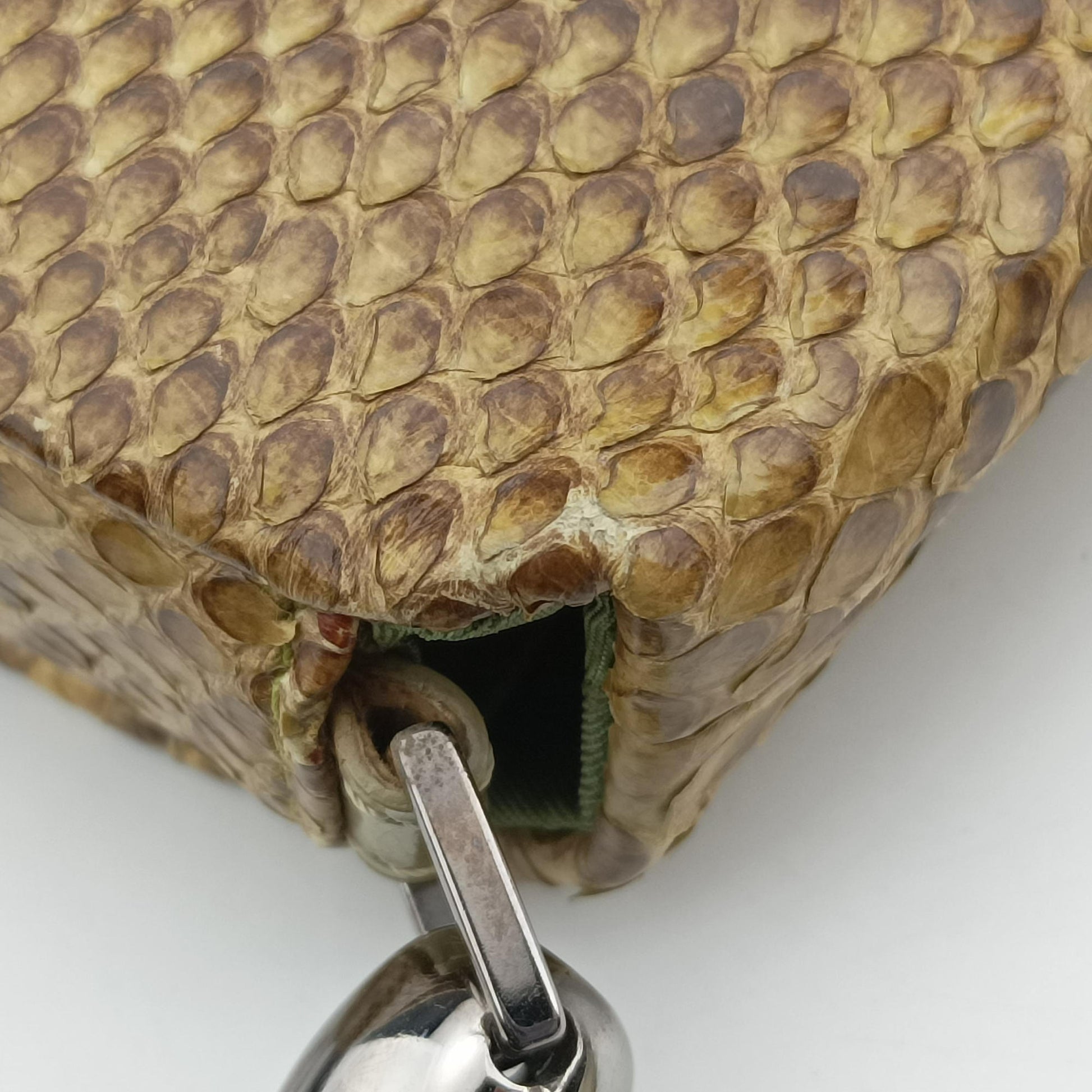 Malice Camel Python skin MA-0050マリス シリーズ キャメル パイソン MA-0050