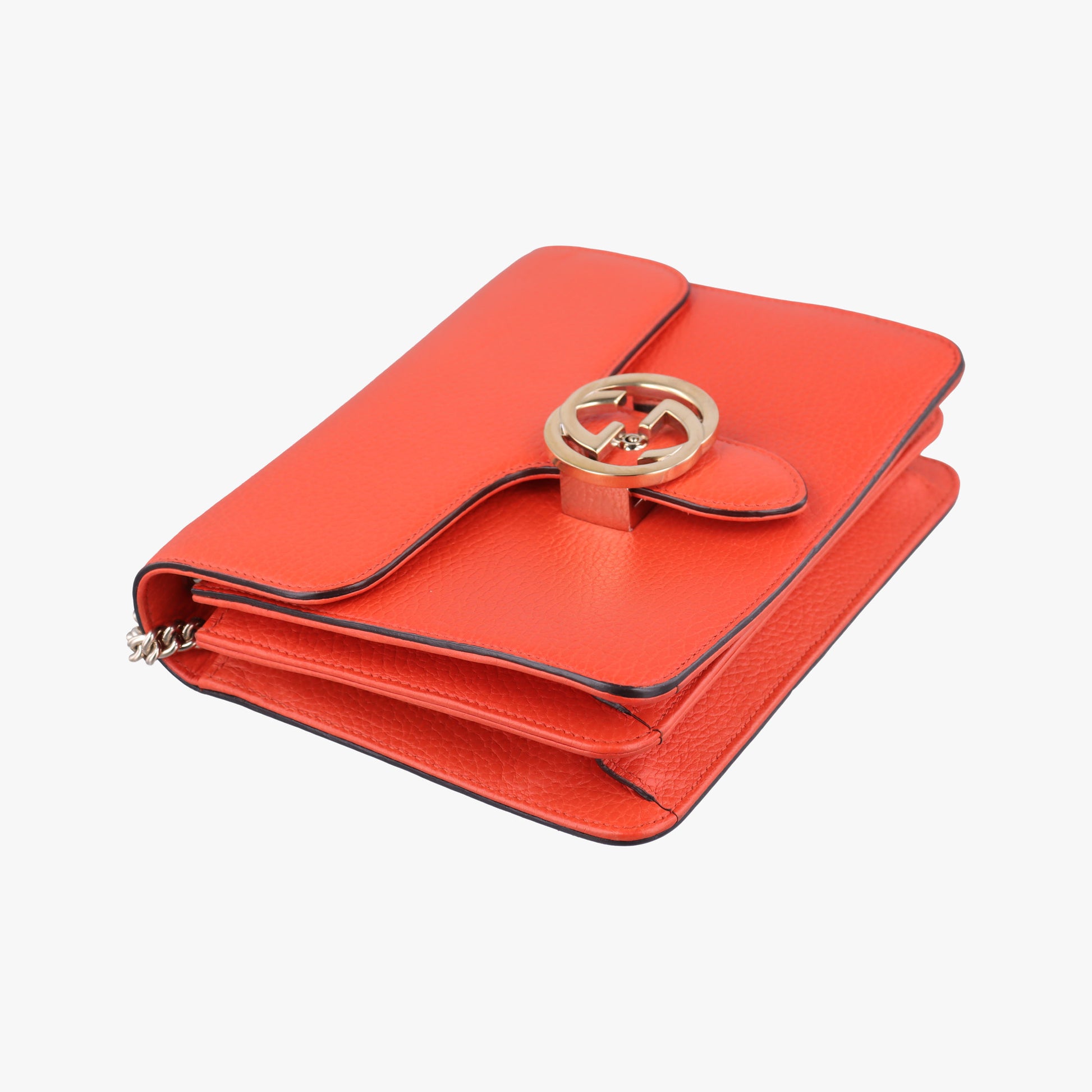 Interlocking G Orange Leather 510304 H025116012インターロッキングG オレンジ レザー 510304 H025116012
