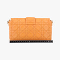 Miss Dior Cannage New Lock Orange lambskin 03-LU-0192ミスディオール カナージュ ニューロック オレンジ ラムスキン 03-LU-0192