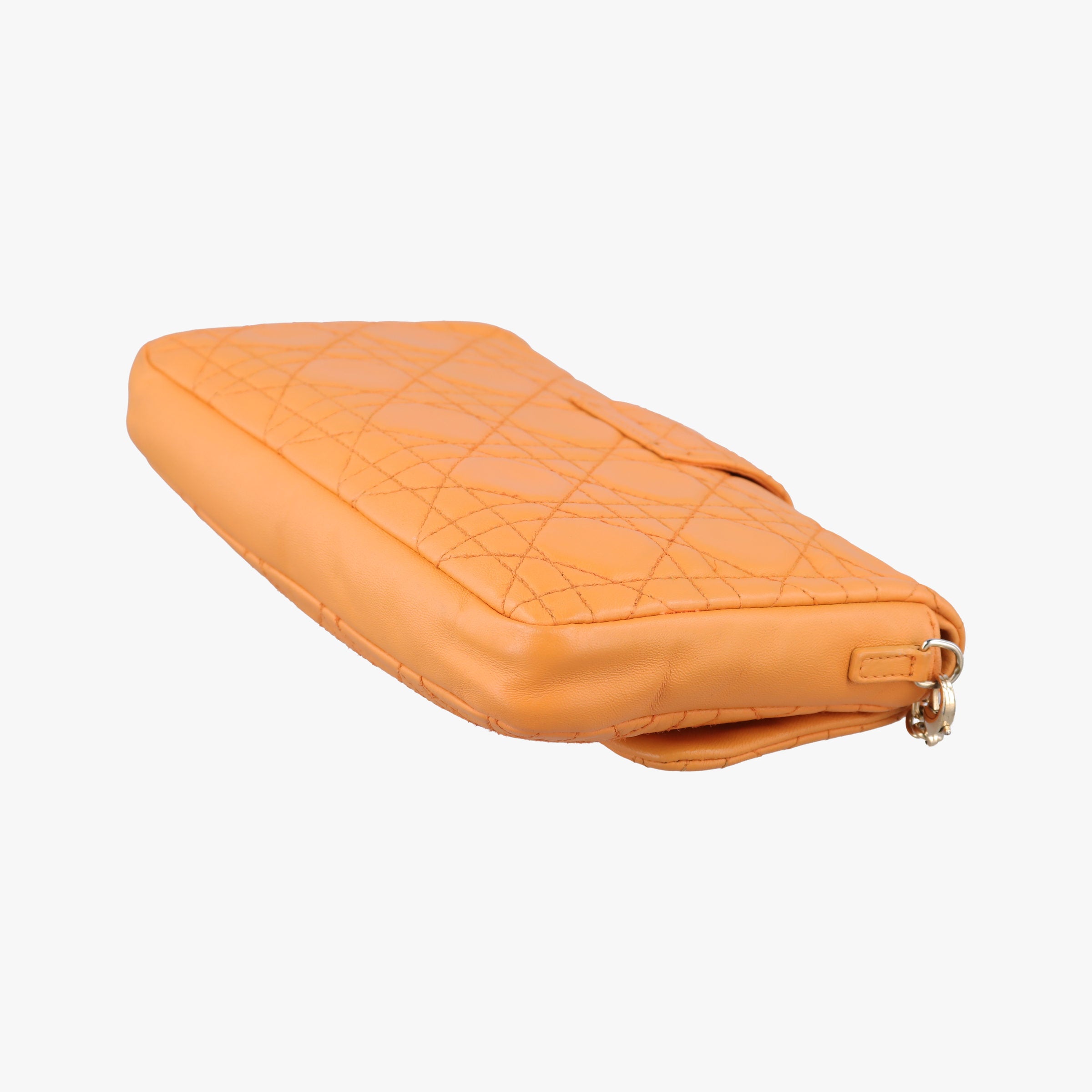 Miss Dior Cannage New Lock Orange lambskin 03-LU-0192ミスディオール カナージュ ニューロック オレンジ ラムスキン 03-LU-0192