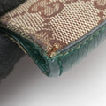 Horsebit Hasler Green × Brown GGCanvas×Leather 137475 ホースビット ハスラー グリーン × ブラウン GGキャンバス×レザー 137475 