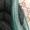 Horsebit Hasler Green × Brown GGCanvas×Leather 137475 ホースビット ハスラー グリーン × ブラウン GGキャンバス×レザー 137475 