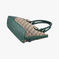 Horsebit Hasler Green × Brown GGCanvas×Leather 137475 ホースビット ハスラー グリーン × ブラウン GGキャンバス×レザー 137475 
