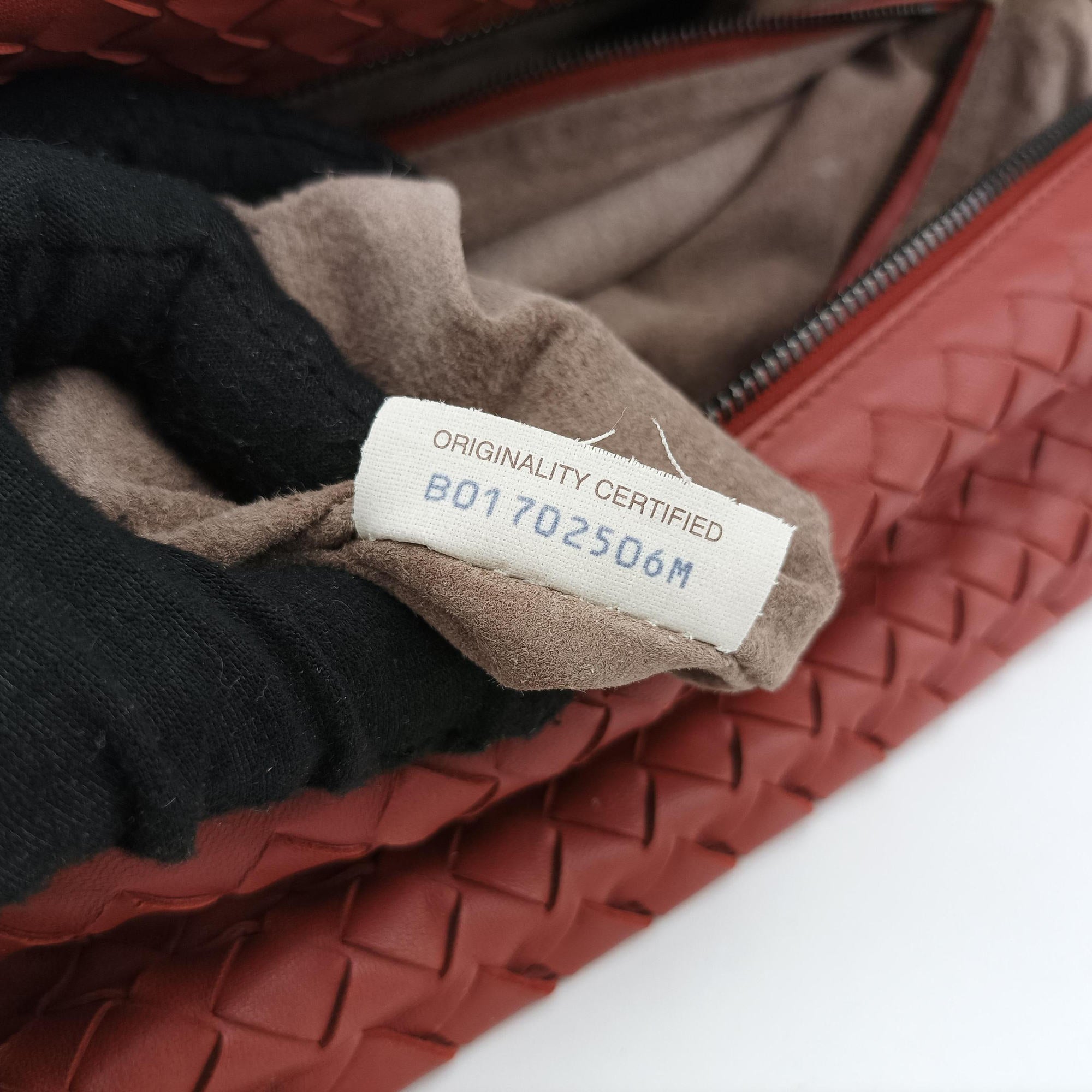 Intrecciato terracotta lambskin B01702506Mイントレチャート テラコッタ ラムスキン B01702506M