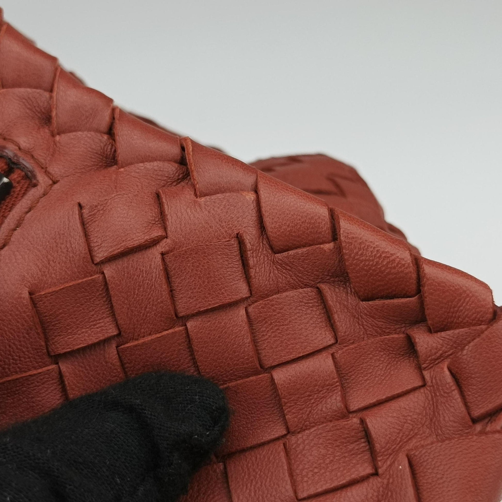 Intrecciato terracotta lambskin B01702506Mイントレチャート テラコッタ ラムスキン B01702506M