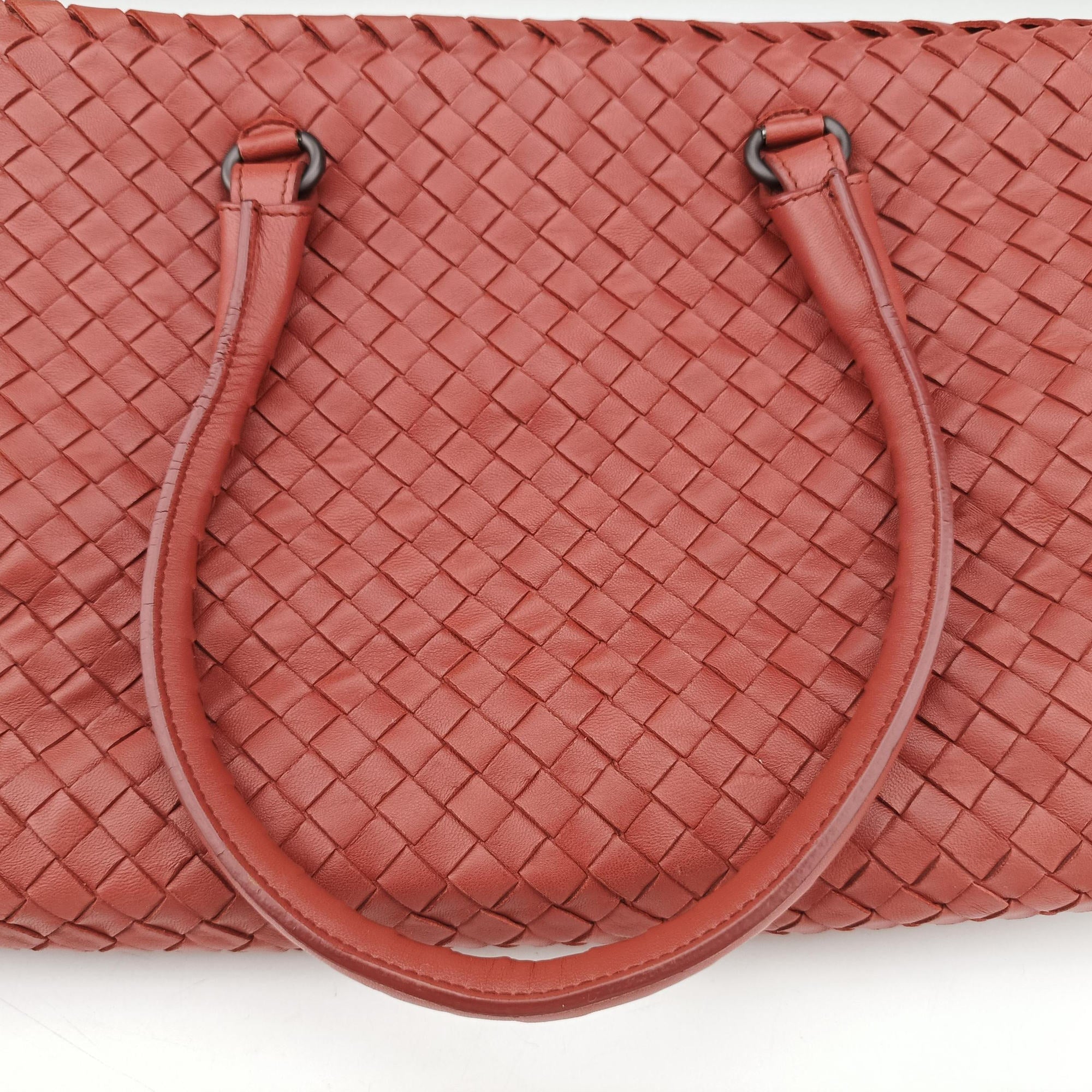 Intrecciato terracotta lambskin B01702506Mイントレチャート テラコッタ ラムスキン B01702506M