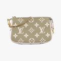 Mini Pochette Accessoires Khaki × Beige Monogram Empreinte M81284 IC Chipミニポシェットアクセサリー カーキ × ベージュ モノグラム アンプラント M81284 ICチップ