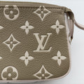 Mini Pochette Accessoires Khaki × Beige Monogram Empreinte M81284 IC Chipミニポシェットアクセサリー カーキ × ベージュ モノグラム アンプラント M81284 ICチップ