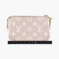 Mini Pochette Accessoires Khaki × Beige Monogram Empreinte M81284 IC Chipミニポシェットアクセサリー カーキ × ベージュ モノグラム アンプラント M81284 ICチップ