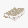 Mini Pochette Accessoires Khaki × Beige Monogram Empreinte M81284 IC Chipミニポシェットアクセサリー カーキ × ベージュ モノグラム アンプラント M81284 ICチップ