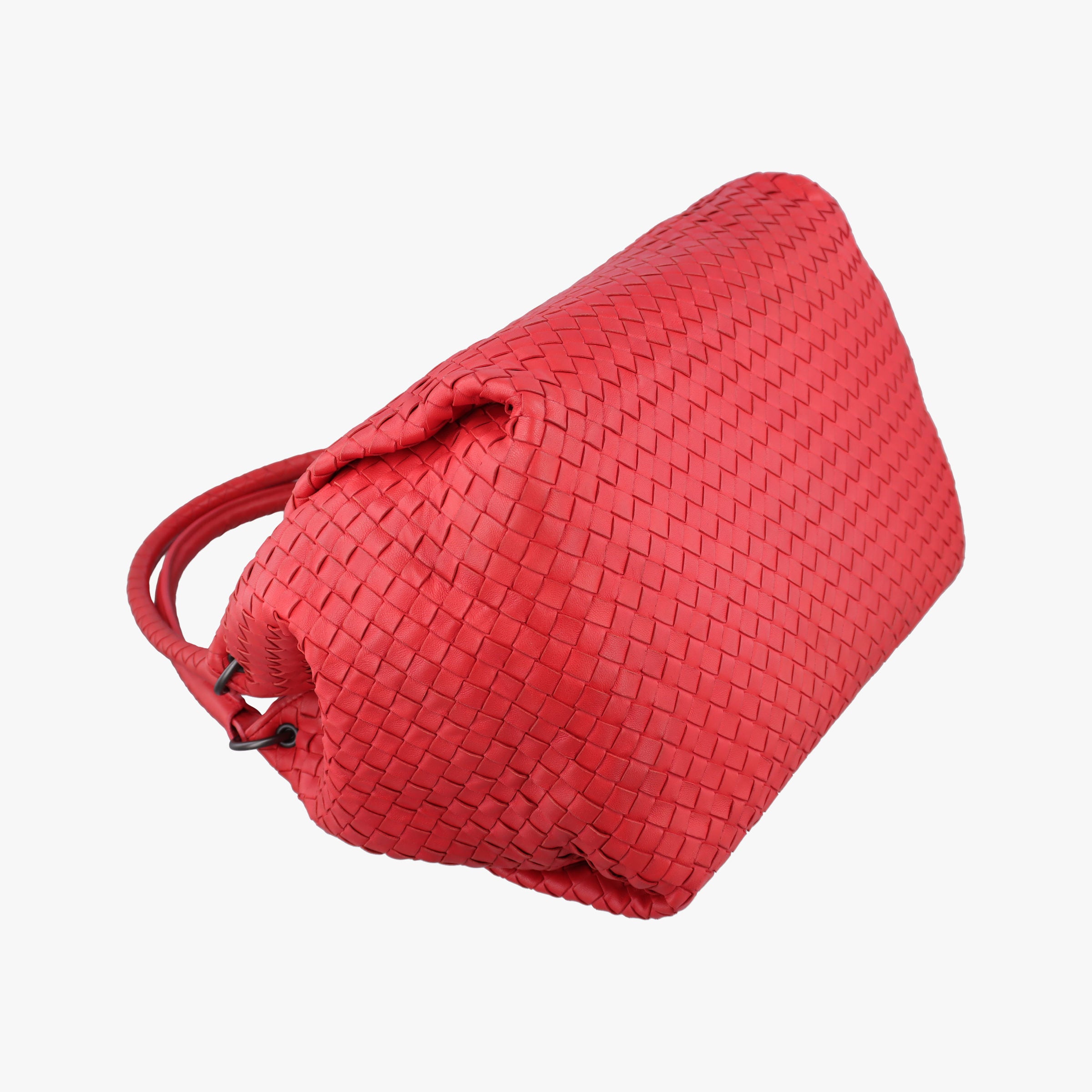 Parachute Intrecciato Red Lambskin B02870693Jパラシュート イントレチャート レッド ラムスキン B02870693J