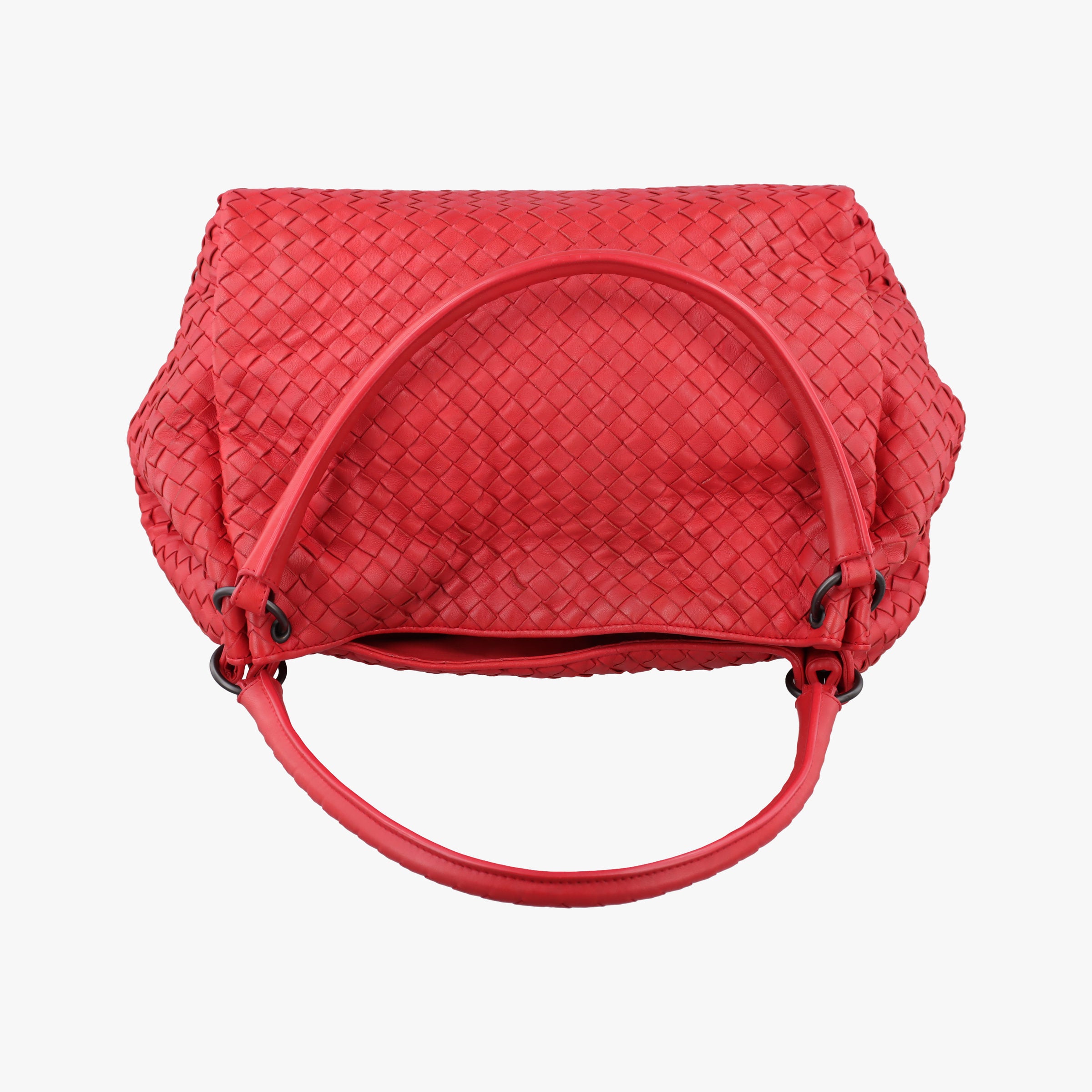 Parachute Intrecciato Red Lambskin B02870693Jパラシュート イントレチャート レッド ラムスキン B02870693J