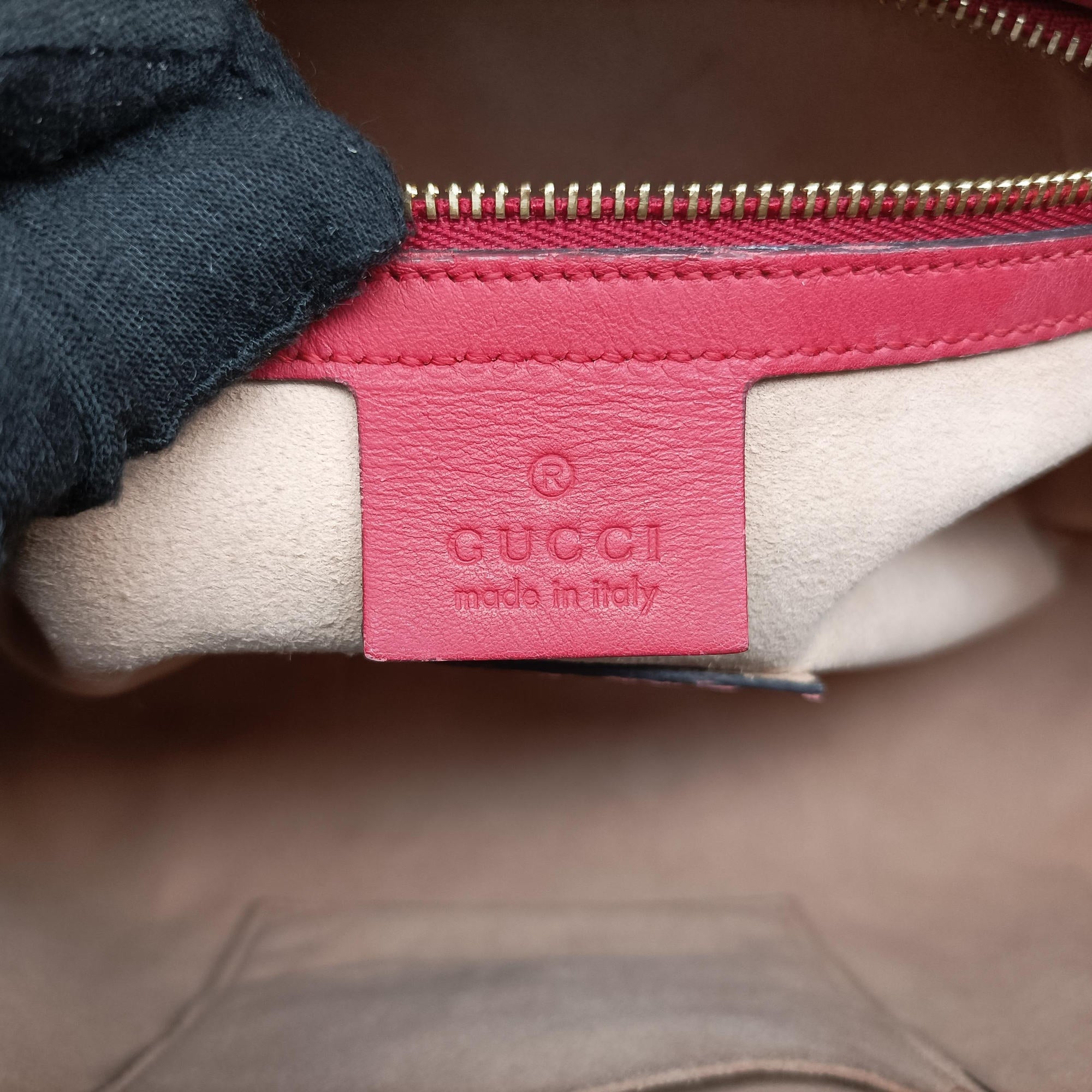 GG SUPREME Beige×Multicolour PVC coated canvas×Leather 409529 I021536220GGスプリーム ベージュ×マルチカラー PVCコーティングキャンバス×レザー 409529 I021536220