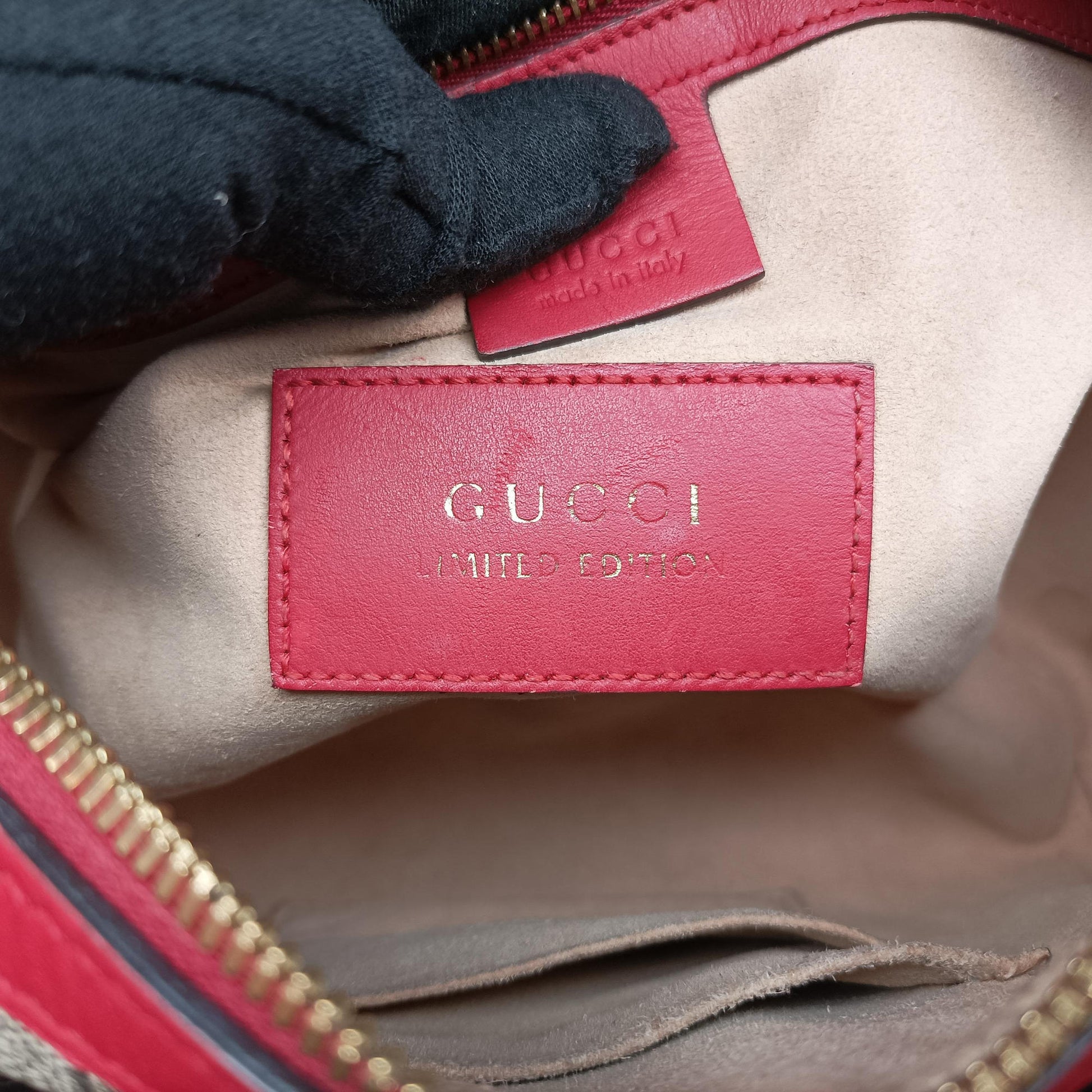 GG SUPREME Beige×Multicolour PVC coated canvas×Leather 409529 I021536220GGスプリーム ベージュ×マルチカラー PVCコーティングキャンバス×レザー 409529 I021536220