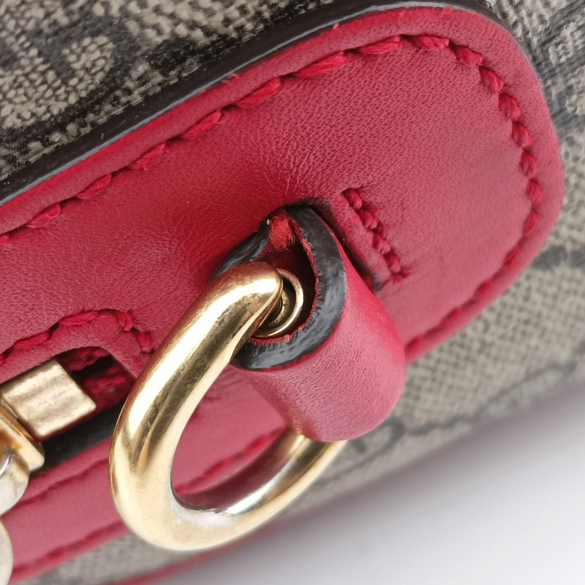 GG SUPREME Beige×Multicolour PVC coated canvas×Leather 409529 I021536220GGスプリーム ベージュ×マルチカラー PVCコーティングキャンバス×レザー 409529 I021536220