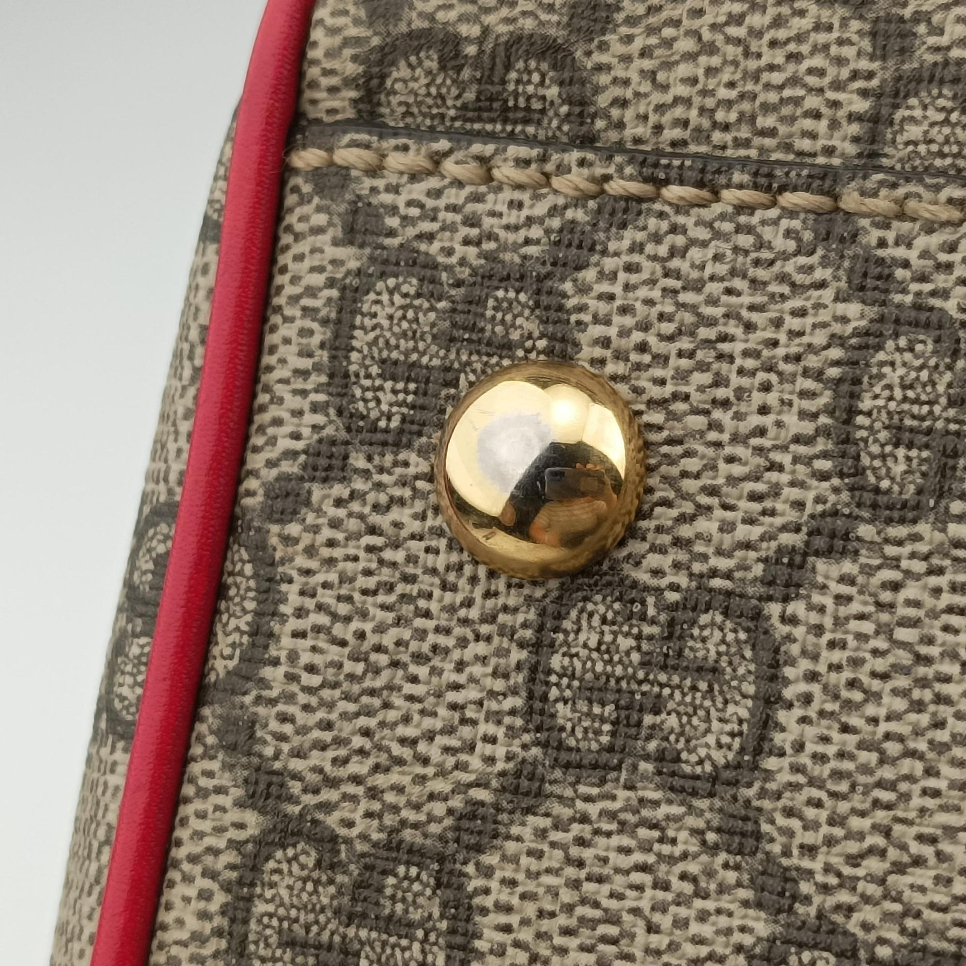 GG SUPREME Beige×Multicolour PVC coated canvas×Leather 409529 I021536220GGスプリーム ベージュ×マルチカラー PVCコーティングキャンバス×レザー 409529 I021536220