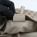 Jackie Ivory × Beige canvas×leather 001.40 ジャッキー アイボリー × ベージュ キャンバス×レザー 001.40 