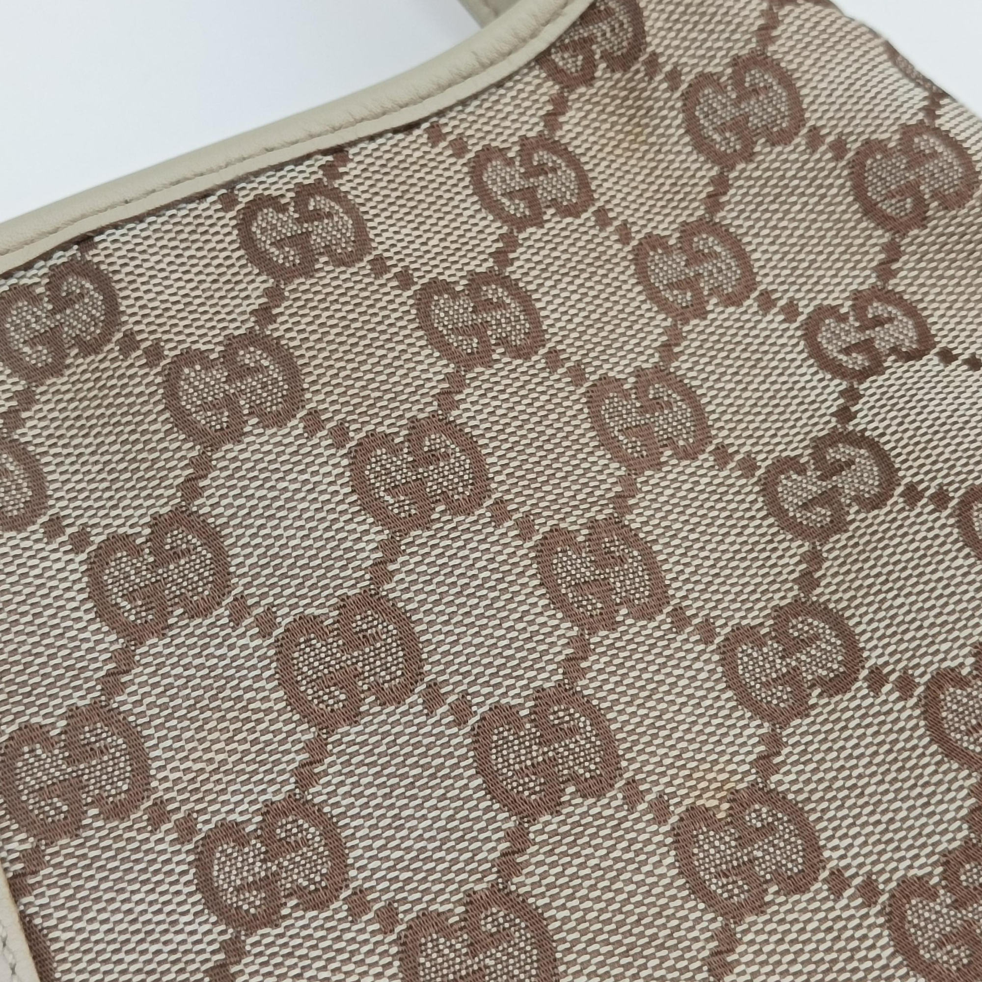 Jackie Ivory × Beige canvas×leather 001.40 ジャッキー アイボリー × ベージュ キャンバス×レザー 001.40 