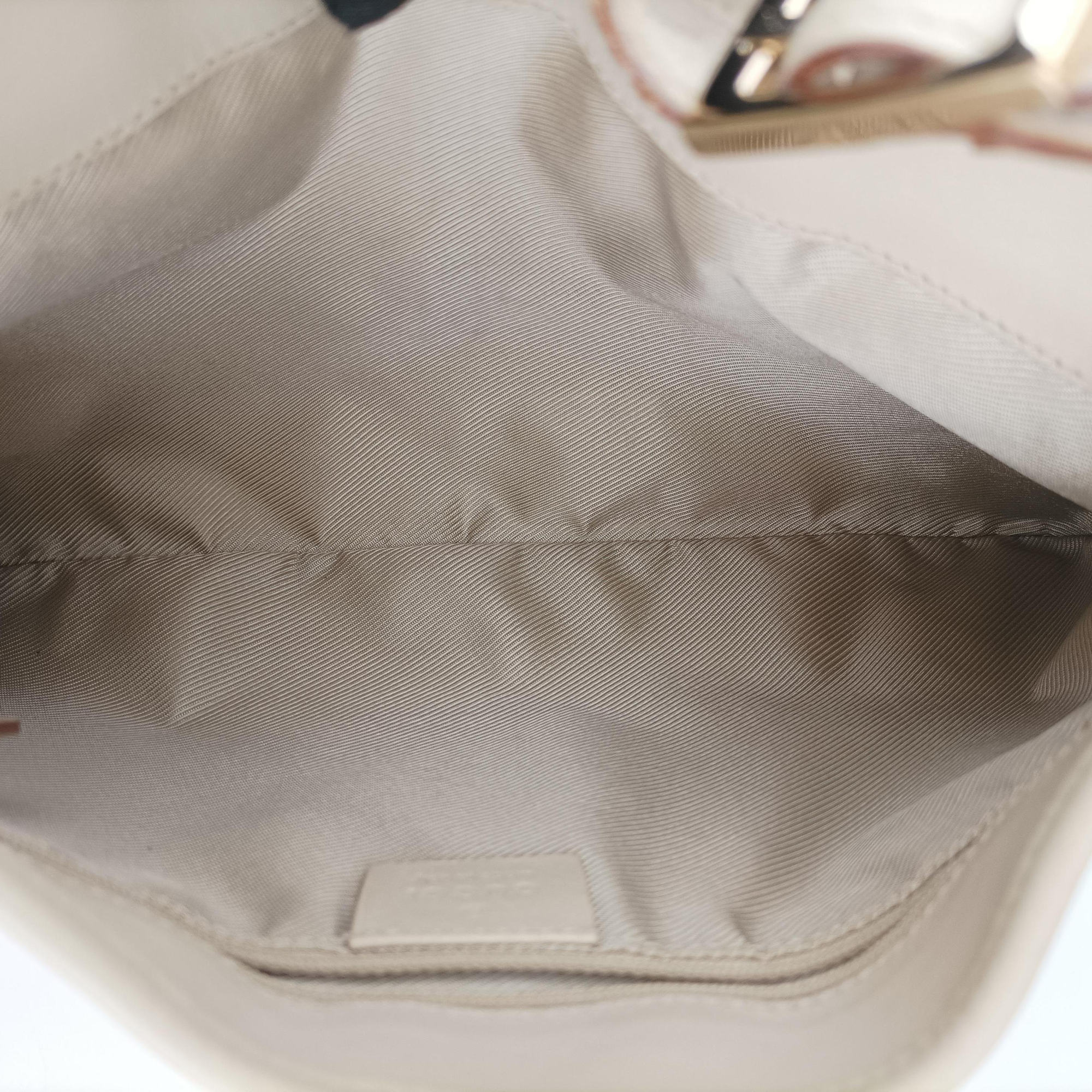 Jackie Ivory × Beige canvas×leather 001.40 ジャッキー アイボリー × ベージュ キャンバス×レザー 001.40 
