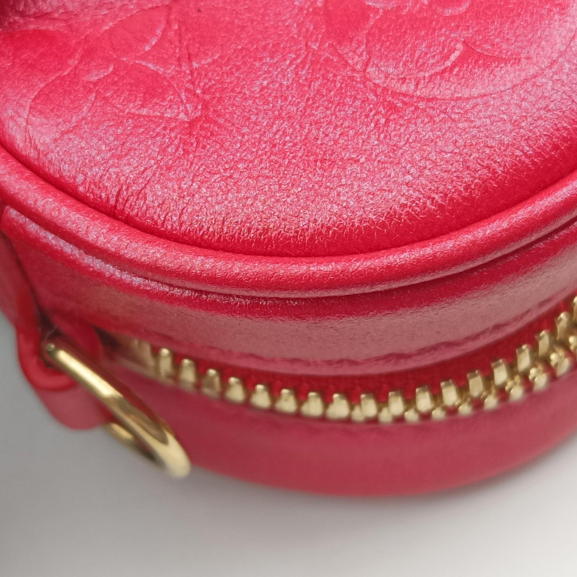Heart on Chain Red Lambskin M80837 IC Chipハートオンチェーン レッド ラムスキン M80837 ICチップ